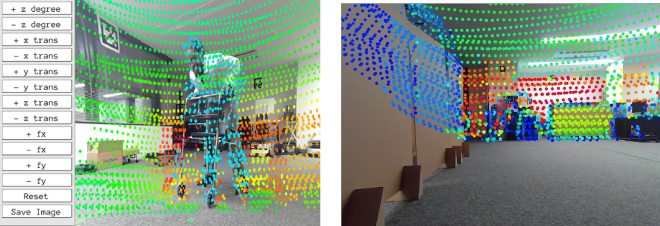 Live point cloud — RViz / ROS2