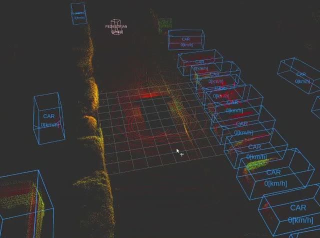 Autonomous driving stack with Autoware