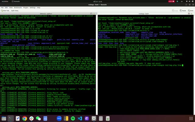 Florence open-vocabulary detection fused with VSLAM
